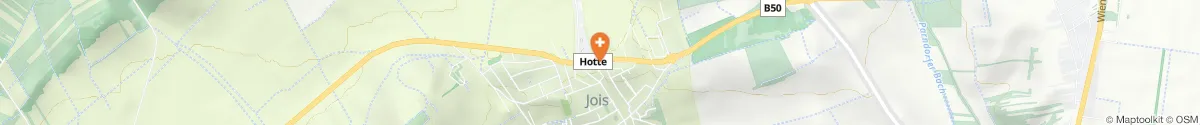 Kartendarstellung des Standorts für Apotheke Jois (Filialapotheke) in 7093 Jois